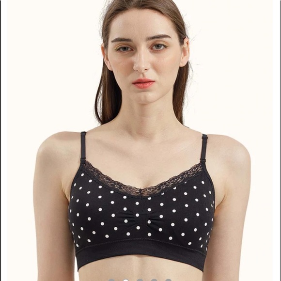 Coobie V-Neck Lace Trim Bra 9042 - Picture 5 of 6